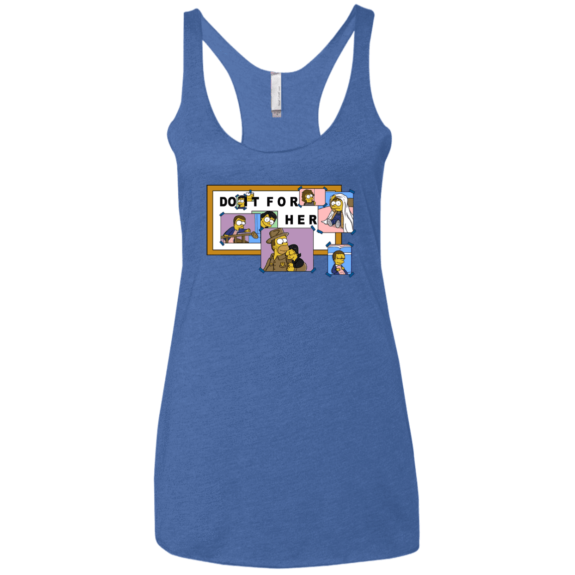 T-Shirts Vintage Royal / X-Small Do it for Eleven Women's Triblend Racerback Tank