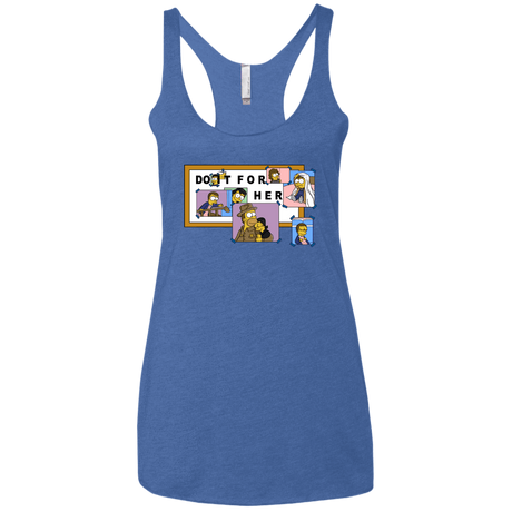 T-Shirts Vintage Royal / X-Small Do it for Eleven Women's Triblend Racerback Tank