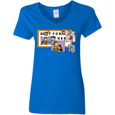 T-Shirts Royal / S Do it for Eleven Women's V-Neck T-Shirt