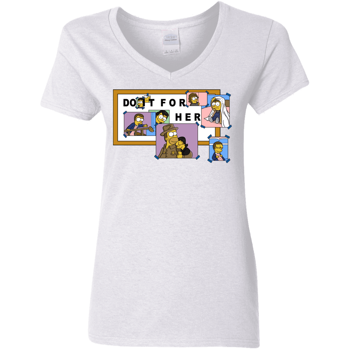 T-Shirts White / S Do it for Eleven Women's V-Neck T-Shirt