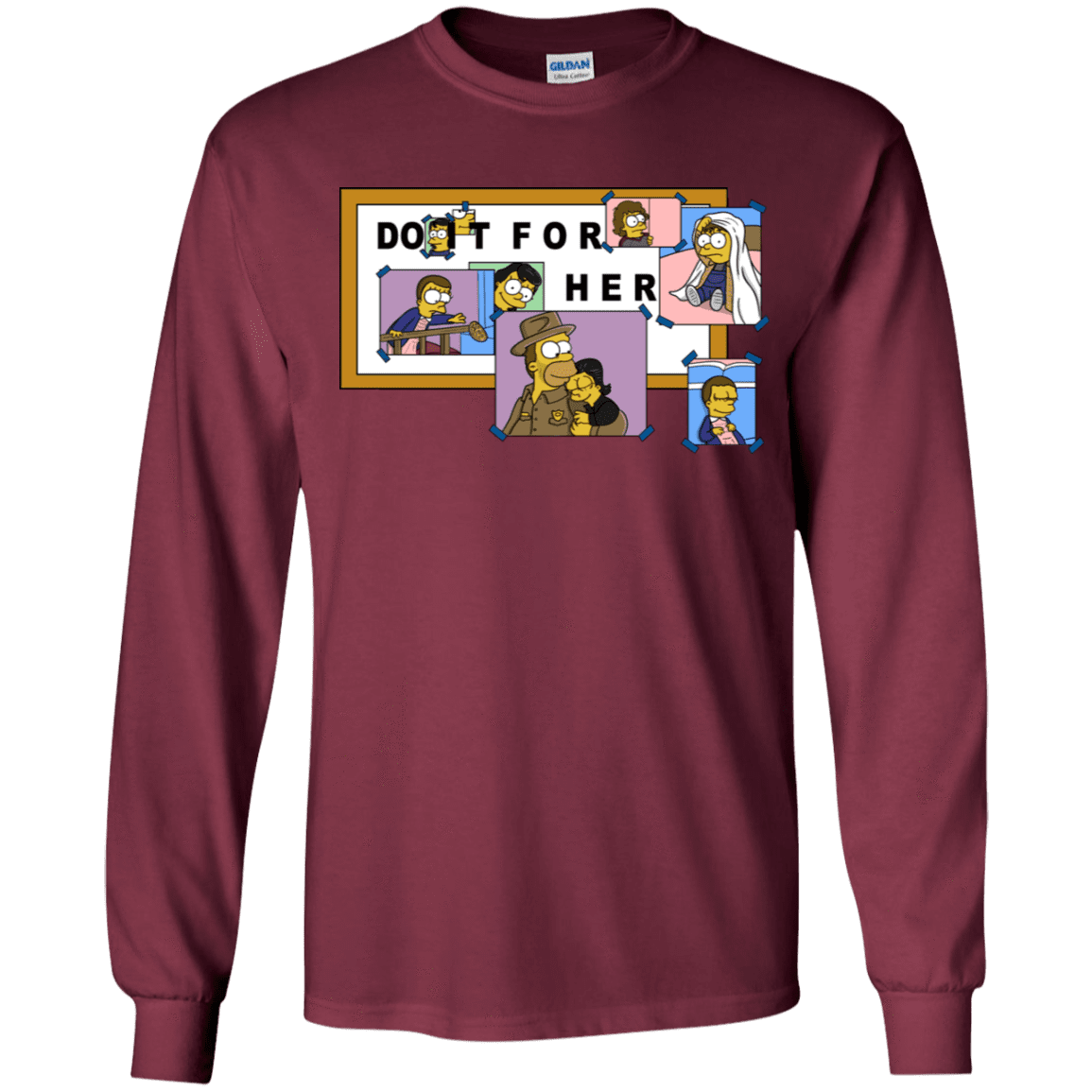 T-Shirts Maroon / YS Do it for Eleven Youth Long Sleeve T-Shirt