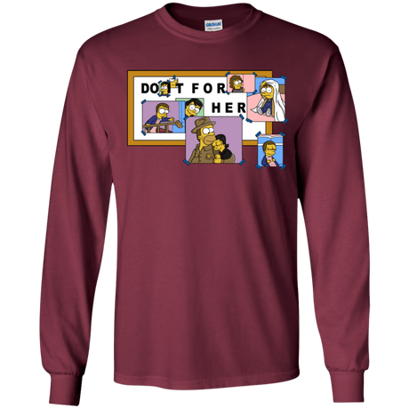 T-Shirts Maroon / YS Do it for Eleven Youth Long Sleeve T-Shirt