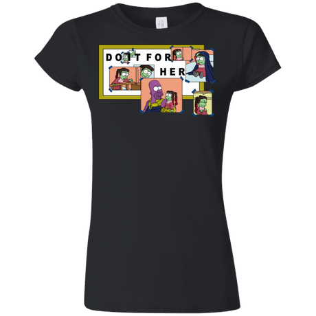 T-Shirts Black / S Do it for Gamora Junior Slimmer-Fit T-Shirt