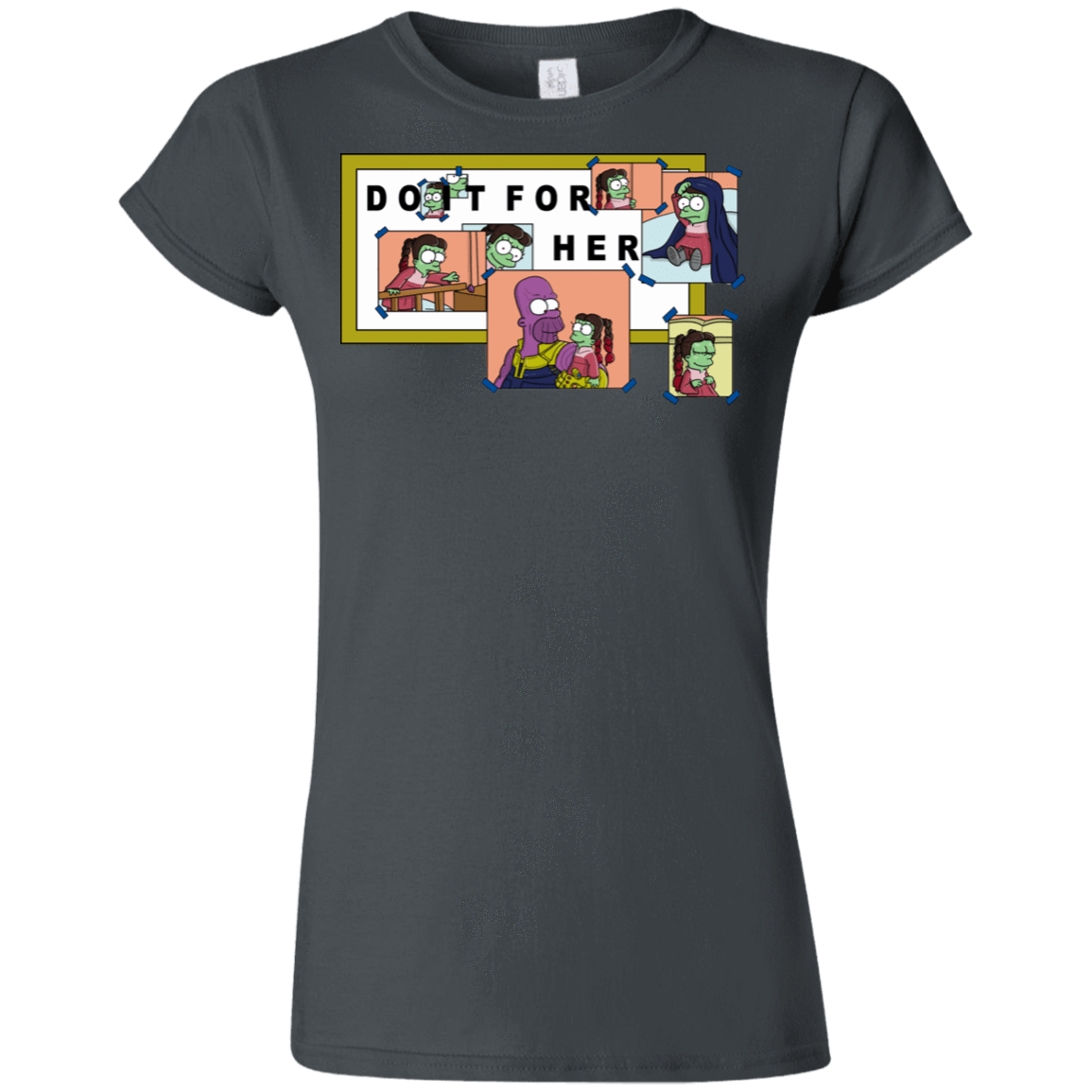 T-Shirts Charcoal / S Do it for Gamora Junior Slimmer-Fit T-Shirt