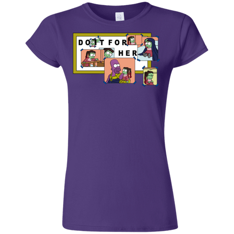 T-Shirts Purple / S Do it for Gamora Junior Slimmer-Fit T-Shirt