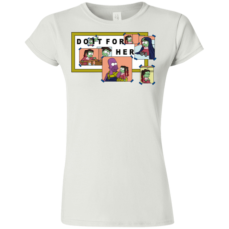 T-Shirts White / S Do it for Gamora Junior Slimmer-Fit T-Shirt