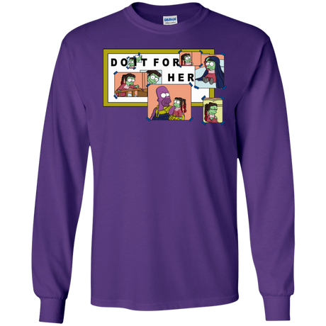 T-Shirts Purple / S Do it for Gamora Men's Long Sleeve T-Shirt