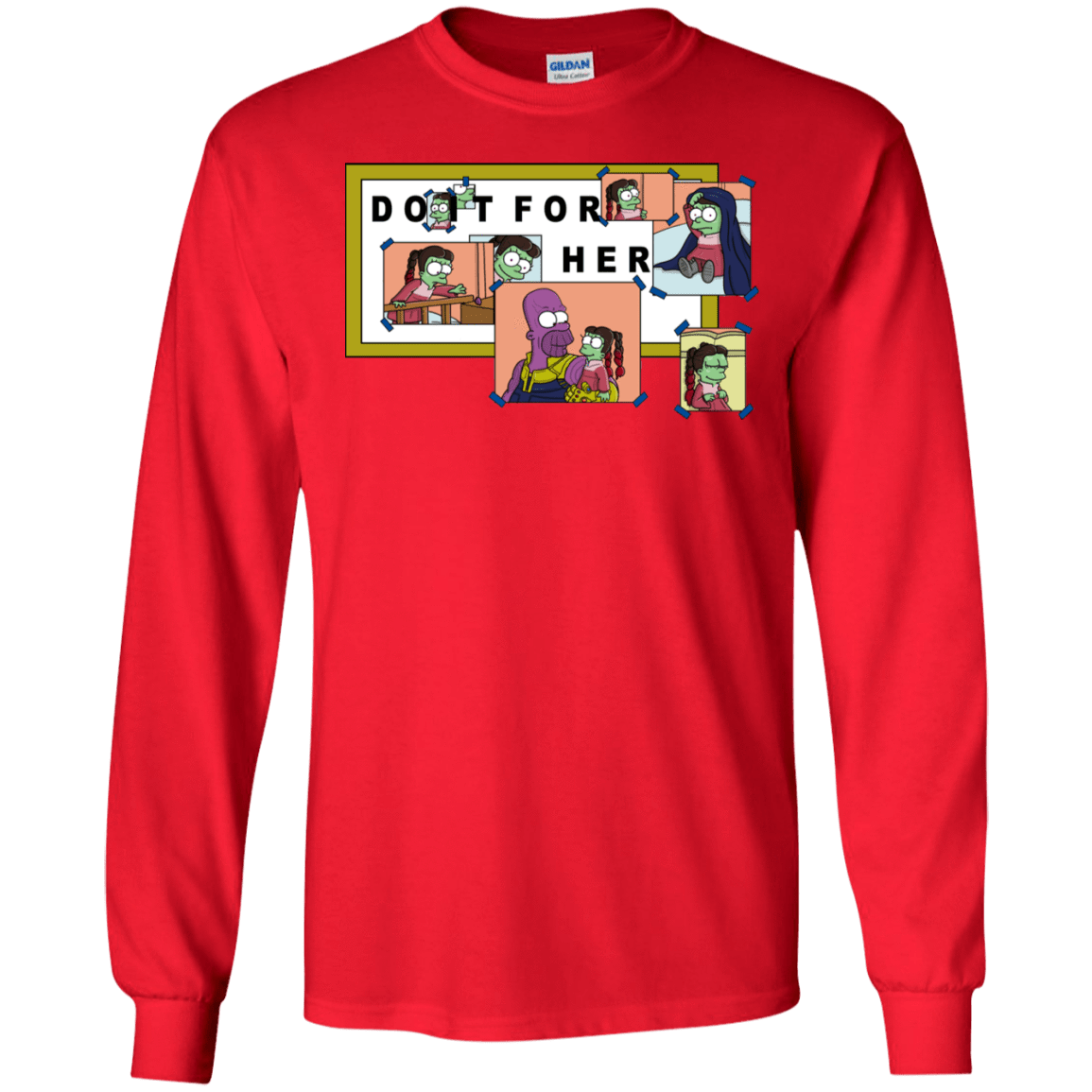 T-Shirts Red / S Do it for Gamora Men's Long Sleeve T-Shirt