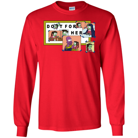 T-Shirts Red / S Do it for Gamora Men's Long Sleeve T-Shirt