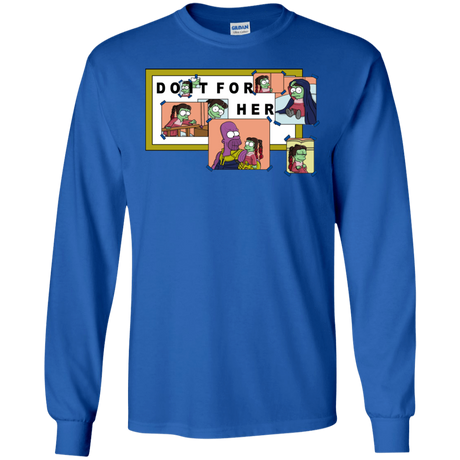 T-Shirts Royal / S Do it for Gamora Men's Long Sleeve T-Shirt