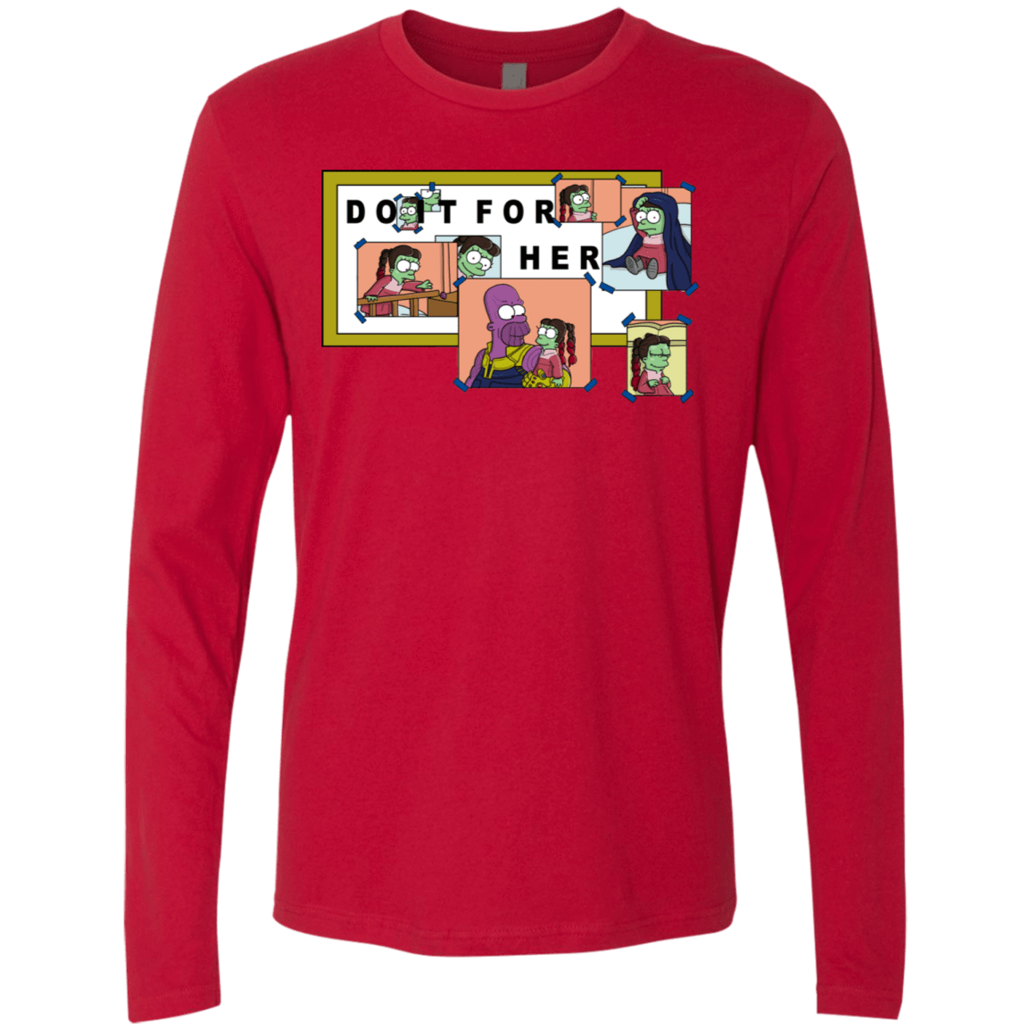 T-Shirts Red / S Do it for Gamora Men's Premium Long Sleeve