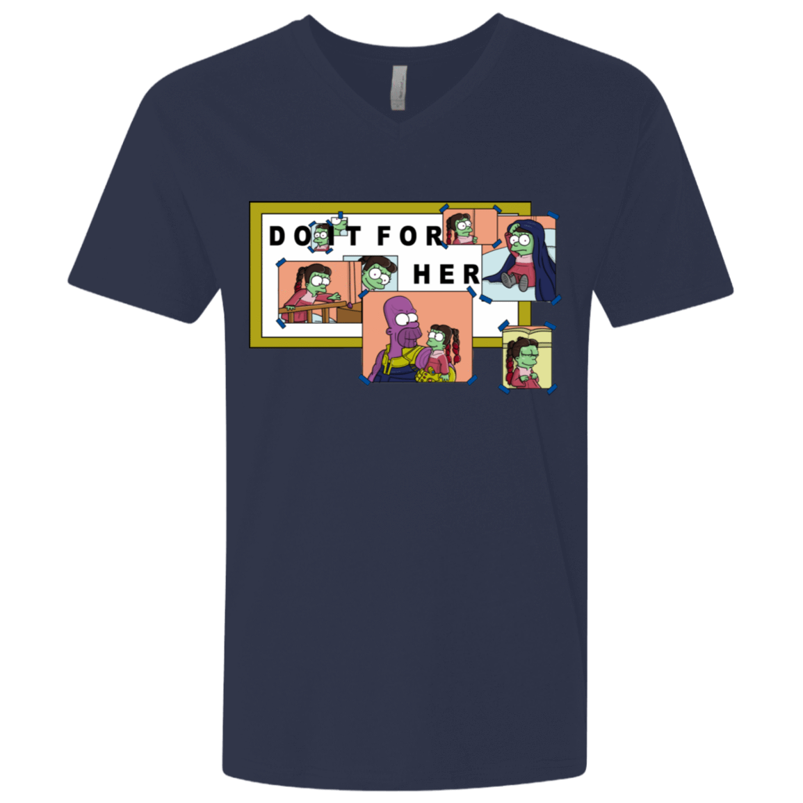 T-Shirts Midnight Navy / X-Small Do it for Gamora Men's Premium V-Neck