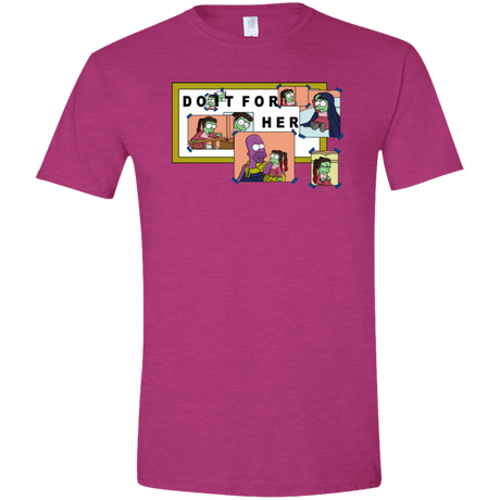 T-Shirts Antique Heliconia / S Do it for Gamora Men's Semi-Fitted Softstyle