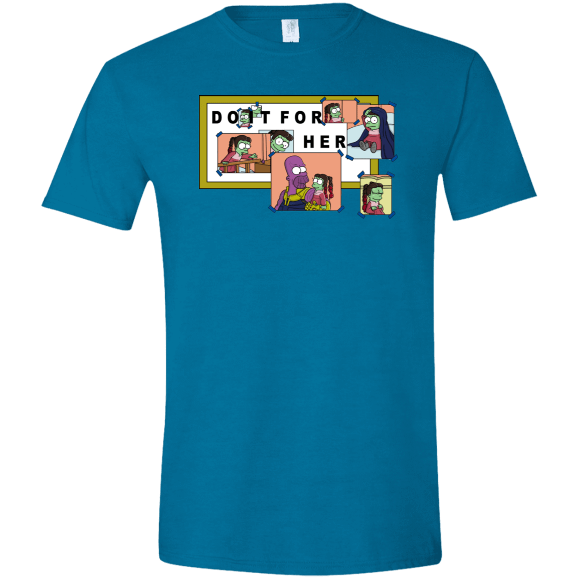 T-Shirts Antique Sapphire / S Do it for Gamora Men's Semi-Fitted Softstyle