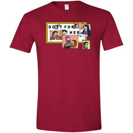 T-Shirts Cardinal Red / S Do it for Gamora Men's Semi-Fitted Softstyle