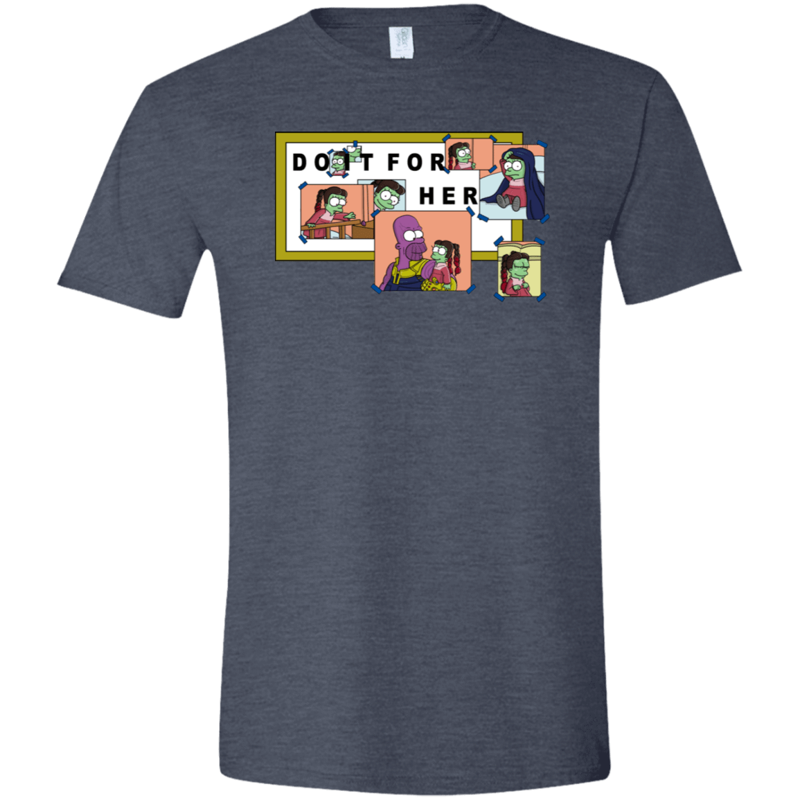 T-Shirts Heather Navy / S Do it for Gamora Men's Semi-Fitted Softstyle