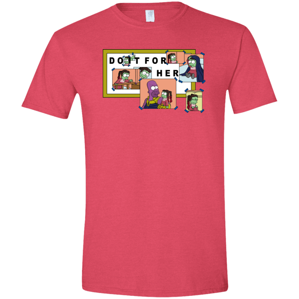 T-Shirts Heather Red / S Do it for Gamora Men's Semi-Fitted Softstyle