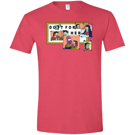T-Shirts Heather Red / S Do it for Gamora Men's Semi-Fitted Softstyle