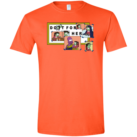 T-Shirts Orange / S Do it for Gamora Men's Semi-Fitted Softstyle