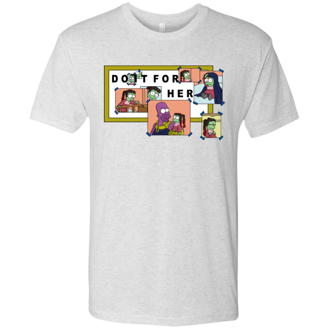 T-Shirts Heather White / S Do it for Gamora Men's Triblend T-Shirt