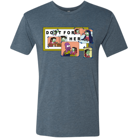 T-Shirts Indigo / S Do it for Gamora Men's Triblend T-Shirt