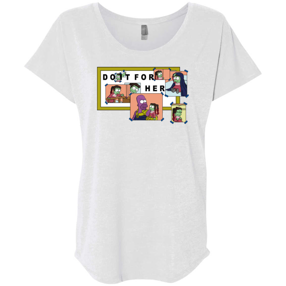 T-Shirts Heather White / X-Small Do it for Gamora Triblend Dolman Sleeve