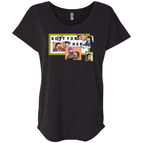 T-Shirts Vintage Black / X-Small Do it for Gamora Triblend Dolman Sleeve