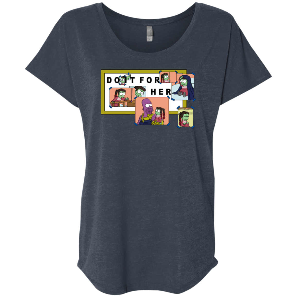 T-Shirts Vintage Navy / X-Small Do it for Gamora Triblend Dolman Sleeve