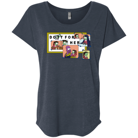 T-Shirts Vintage Navy / X-Small Do it for Gamora Triblend Dolman Sleeve