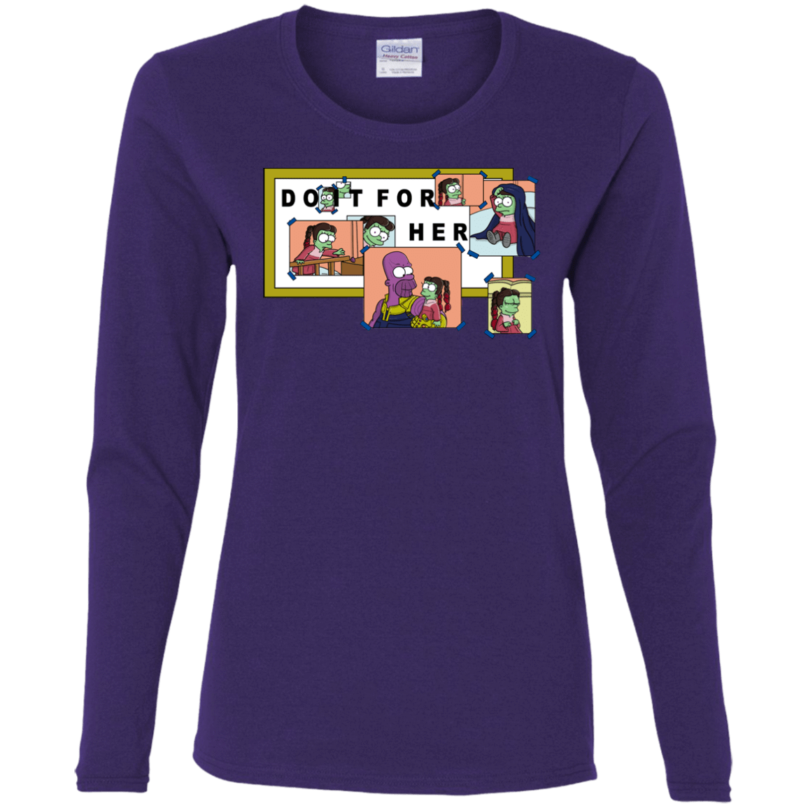 T-Shirts Purple / S Do it for Gamora Women's Long Sleeve T-Shirt