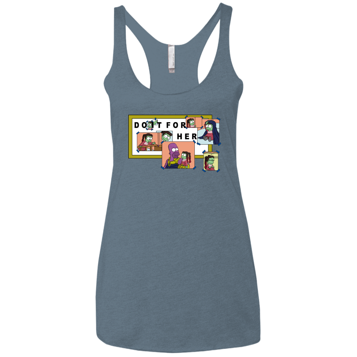 T-Shirts Indigo / X-Small Do it for Gamora Women's Triblend Racerback Tank