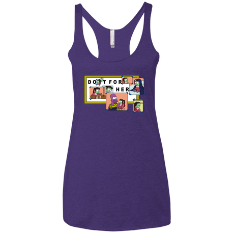 T-Shirts Purple Rush / X-Small Do it for Gamora Women's Triblend Racerback Tank