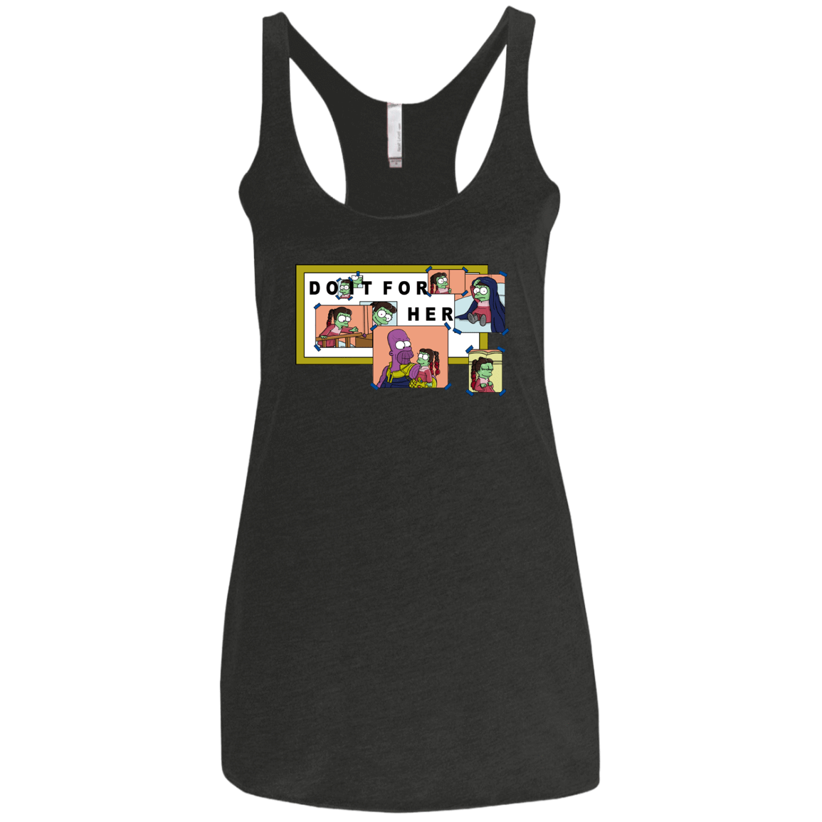 T-Shirts Vintage Black / X-Small Do it for Gamora Women's Triblend Racerback Tank
