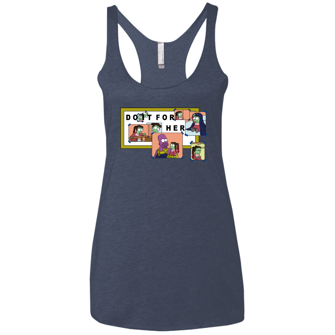 T-Shirts Vintage Navy / X-Small Do it for Gamora Women's Triblend Racerback Tank
