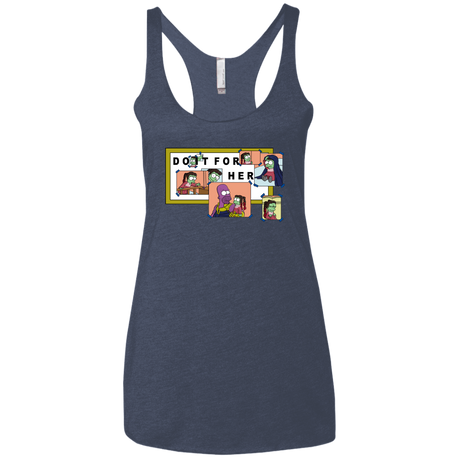 T-Shirts Vintage Navy / X-Small Do it for Gamora Women's Triblend Racerback Tank