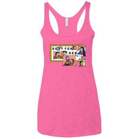 T-Shirts Vintage Pink / X-Small Do it for Gamora Women's Triblend Racerback Tank