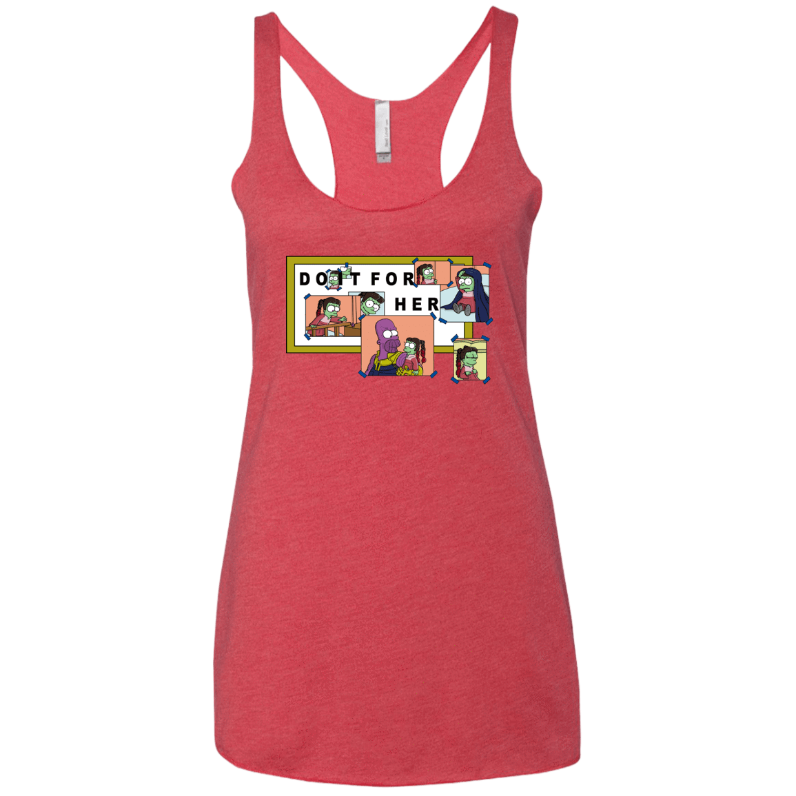 T-Shirts Vintage Red / X-Small Do it for Gamora Women's Triblend Racerback Tank
