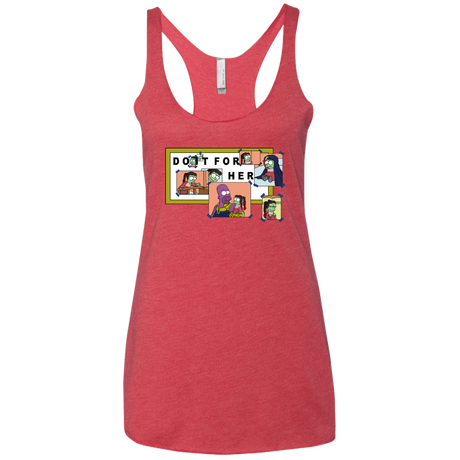 T-Shirts Vintage Red / X-Small Do it for Gamora Women's Triblend Racerback Tank