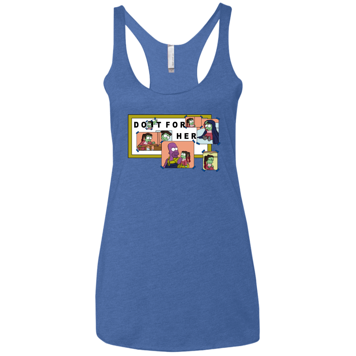 T-Shirts Vintage Royal / X-Small Do it for Gamora Women's Triblend Racerback Tank