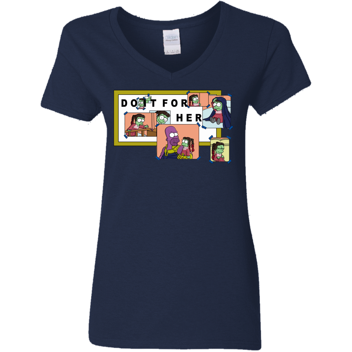 T-Shirts Navy / S Do it for Gamora Women's V-Neck T-Shirt