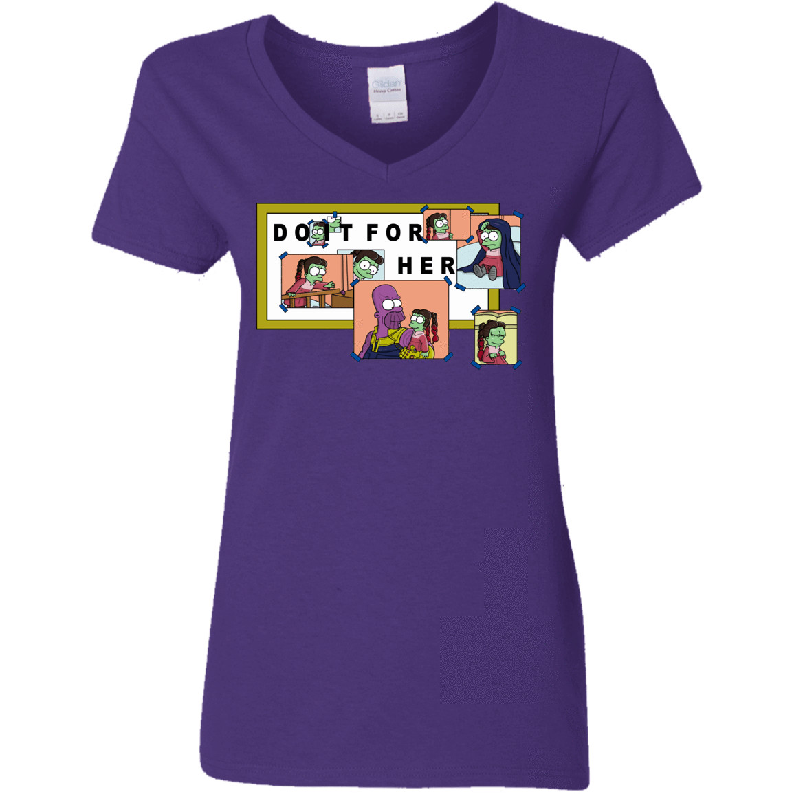 T-Shirts Purple / S Do it for Gamora Women's V-Neck T-Shirt