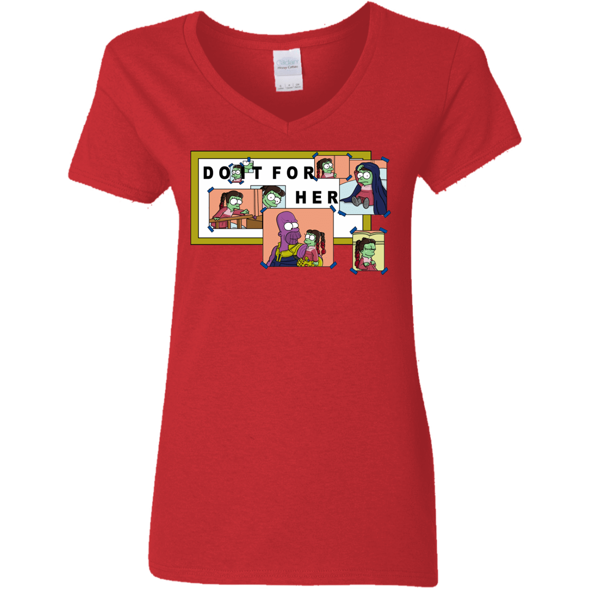 T-Shirts Red / S Do it for Gamora Women's V-Neck T-Shirt