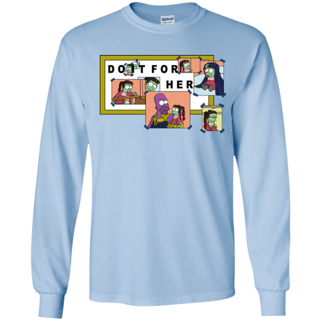 T-Shirts Light Blue / YS Do it for Gamora Youth Long Sleeve T-Shirt