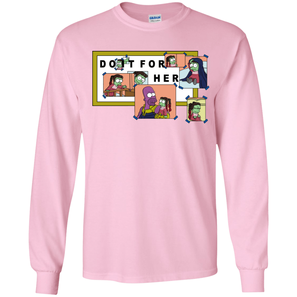 T-Shirts Light Pink / YS Do it for Gamora Youth Long Sleeve T-Shirt