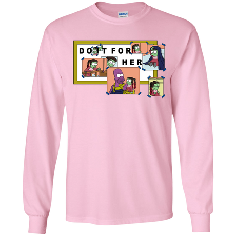 T-Shirts Light Pink / YS Do it for Gamora Youth Long Sleeve T-Shirt
