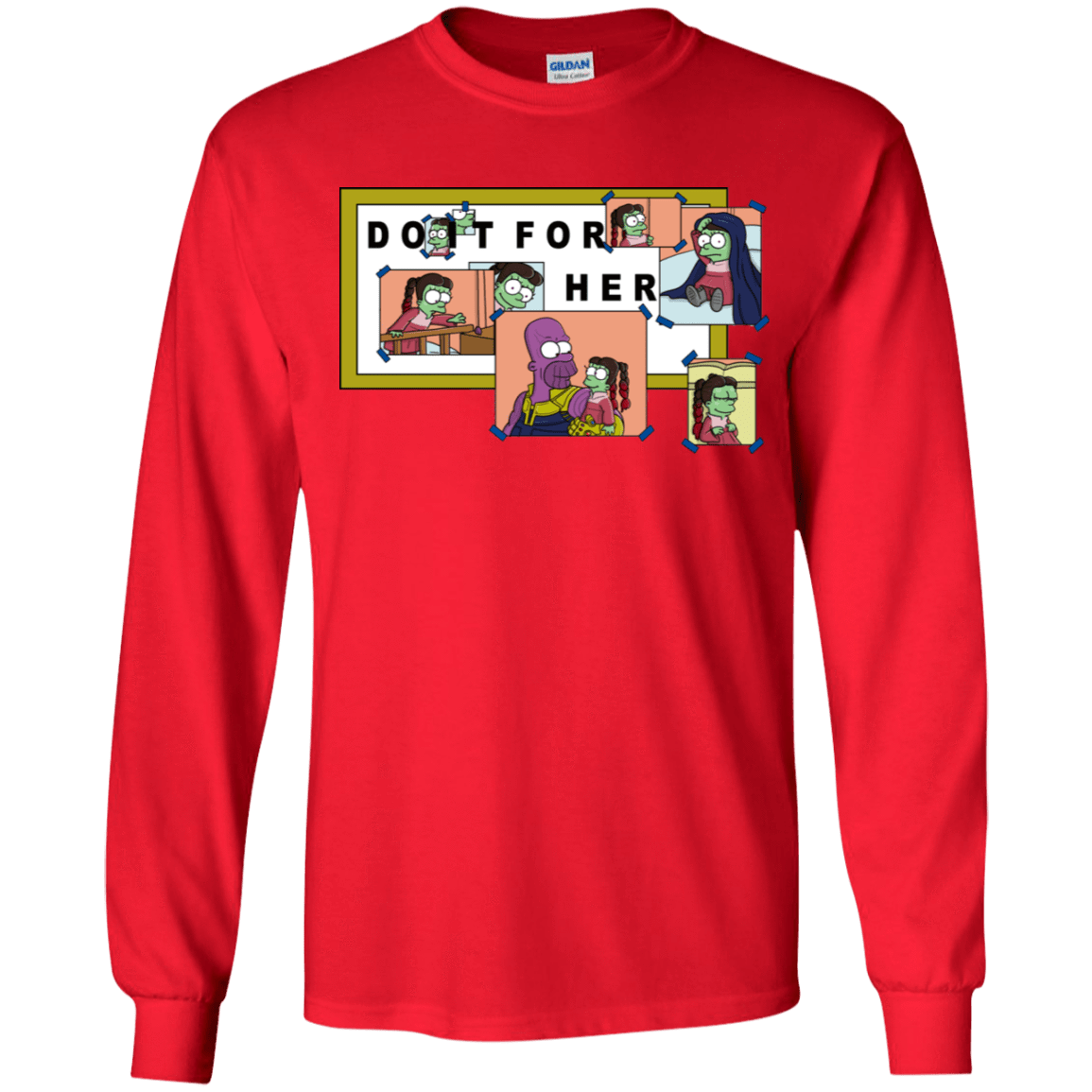T-Shirts Red / YS Do it for Gamora Youth Long Sleeve T-Shirt