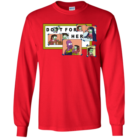 T-Shirts Red / YS Do it for Gamora Youth Long Sleeve T-Shirt