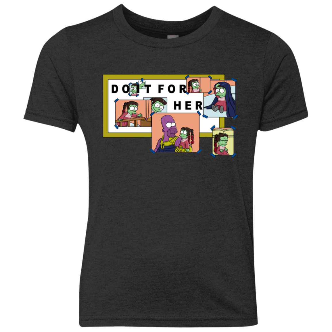 T-Shirts Vintage Black / YXS Do it for Gamora Youth Triblend T-Shirt