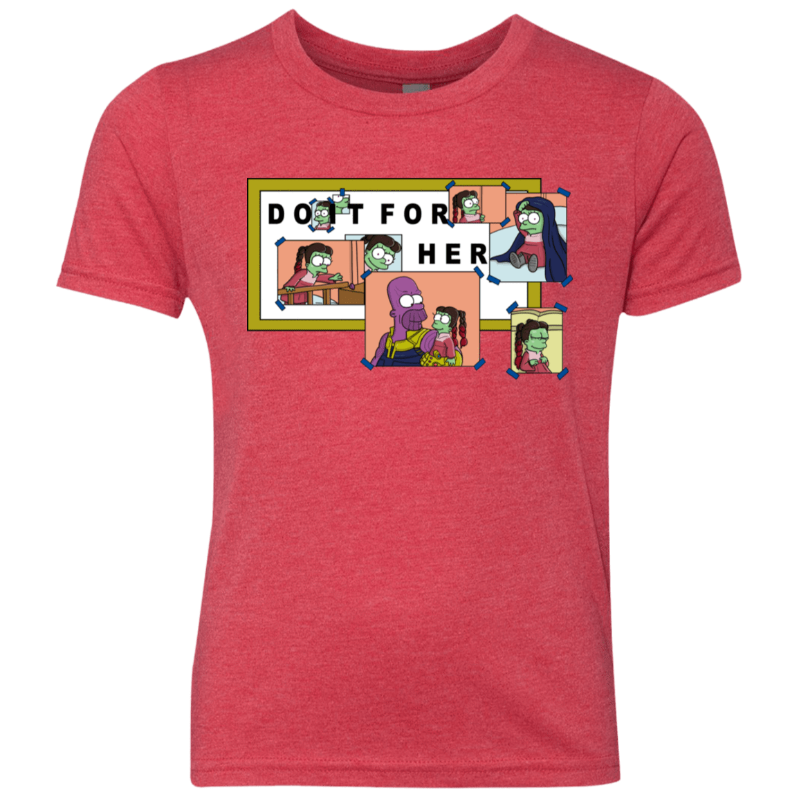 T-Shirts Vintage Red / YXS Do it for Gamora Youth Triblend T-Shirt
