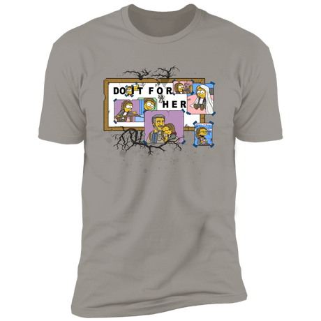 T-Shirts Light Grey / S Do IT FOr Her LFU Men's Premium T-Shirt